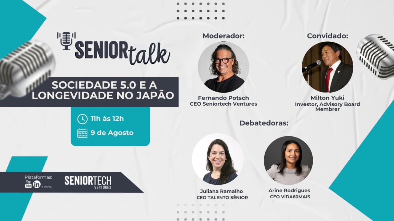 SeniorTalk - Sociedade 5.0 e a longevidade no Japão